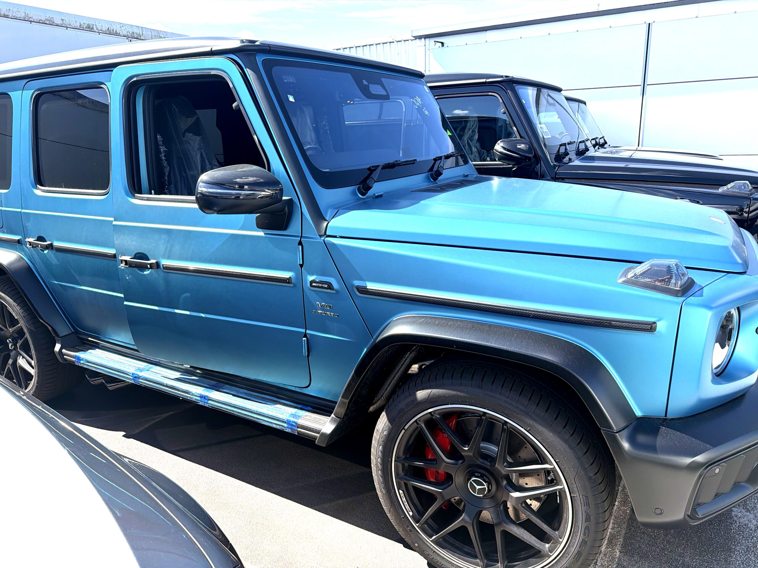 Road Angel Dash Cam & S5 Tracker — Fitted on a Brand-New Mercedes-AMG G63 at Main Dealer, Nottingham