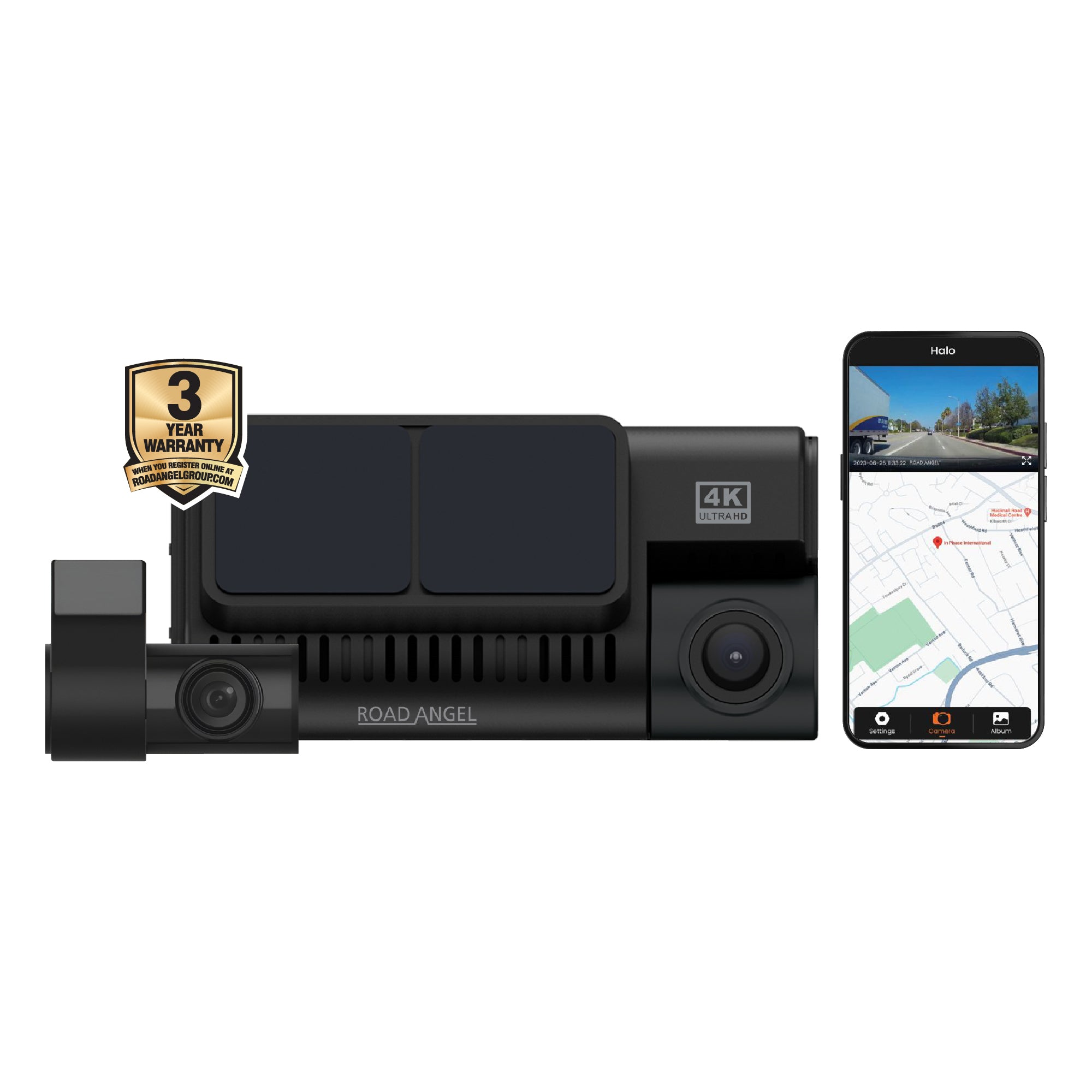 Road Angel Halo Ultima dashcam | Just Autos & Electrical